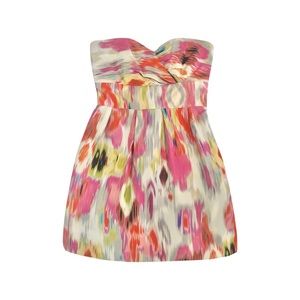 Badgley Mischka strapless party dress